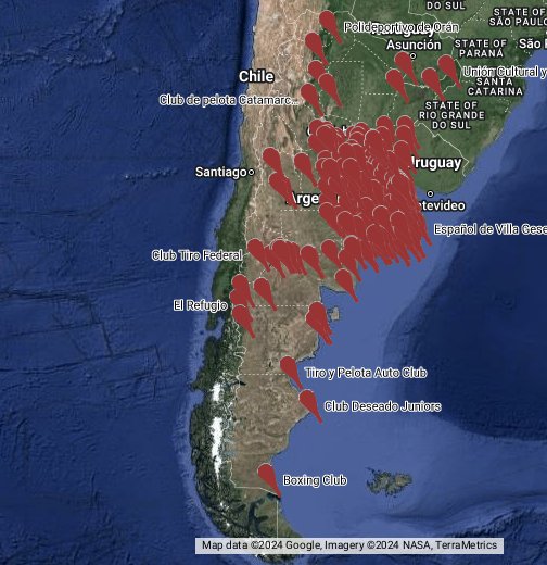 un poco Fontanero Geografía Mapa Pelotari del País - Google My Maps