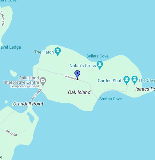 Oak Island Google My Maps