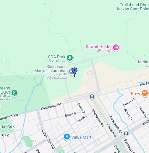 Map Of Faisal Mosque Faisal Mosque - Google My Maps