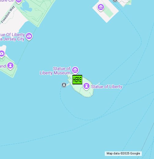 Statue of Liberty, New York City Google My Maps