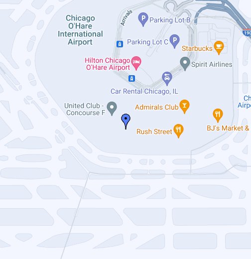 Chicago O Hare International Airport Google My Maps