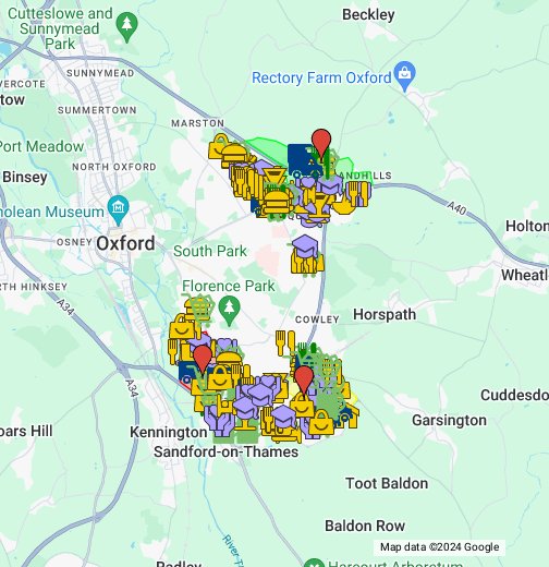 Good Food Oxford Food Outlets map - Barton, Rose Hill and Blackbird ...
