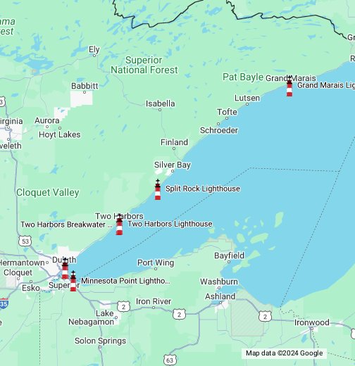 Lighthouses Of Minnesota By Kraig Google My Maps