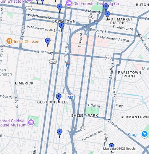 Downtown Louisville - Google My Maps