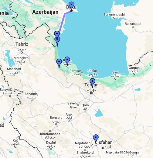 Baku Iran Google My Maps