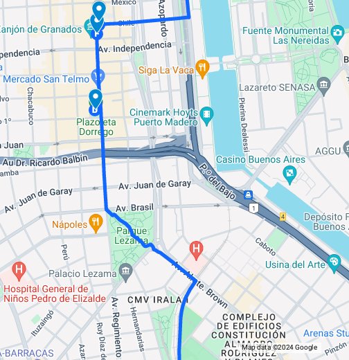 Marcado Lingüística fotografía Buenos Aires - La Boca, San Telmo, Puerto Madero - Google My Maps