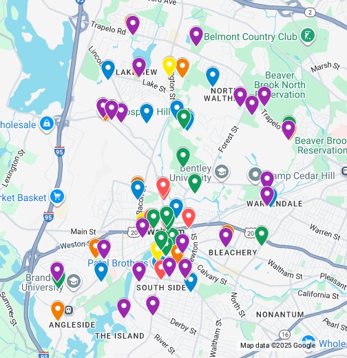 City of Waltham, MA Google My Maps