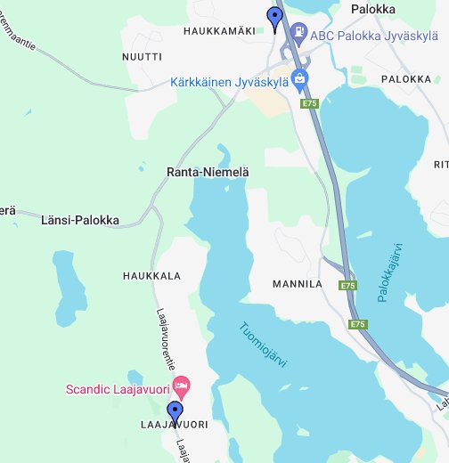 Suomen Kantelemuseo, Palokan pelimannitalo – Google My Maps