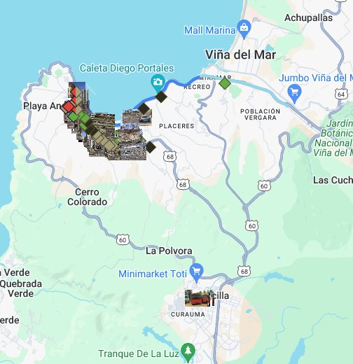 Valparaíso Trolleybuses - Вальпараисо троллейбус - Google My Maps