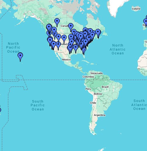 Branch Contributors Google My Maps