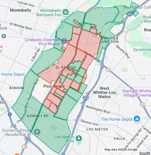 Pico Rivera Water Services Google My Maps