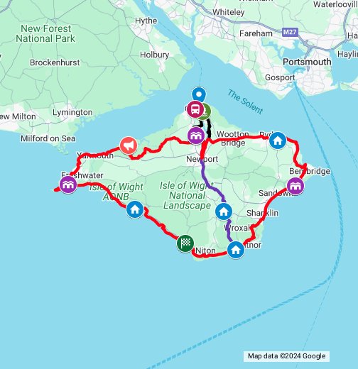 Isle of Wight Challenge 2024 Google My Maps