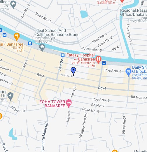 Banasree - Google My Maps