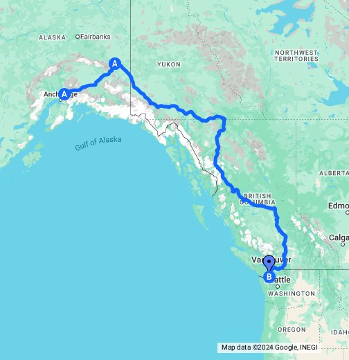 Alcan Highway the movie - Google My Maps
