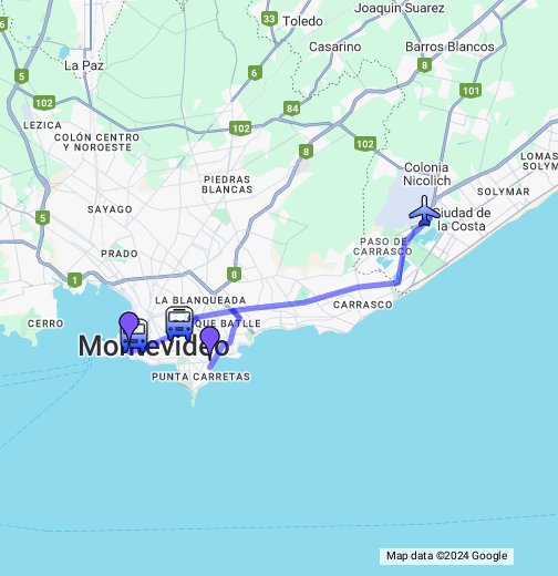 travel from montevideo airport to city