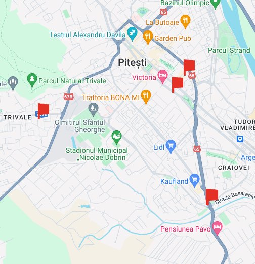 Pitesti - Google My Maps
