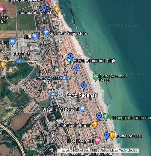 Porto Recanati Piazze & Strade - Google My Maps