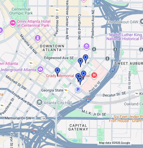 GSU Student Parking Map Google My Maps