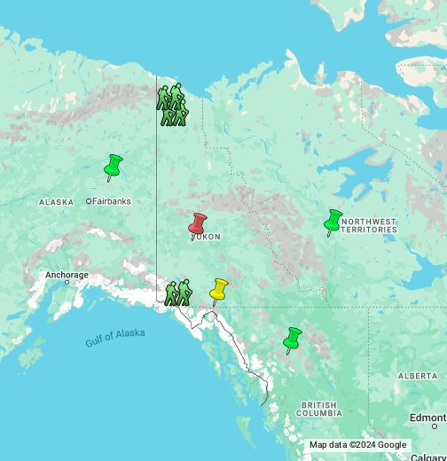 Yukon Territory Google My Maps