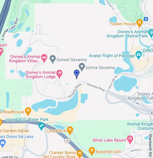 Animal Kingdom Lodge - Google My Maps