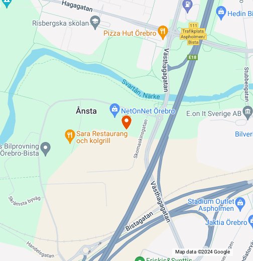 Megafun Örebro Google Maps