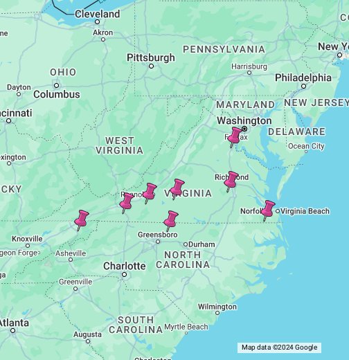 Minor League Baseball Teams In Virginia Google My Maps