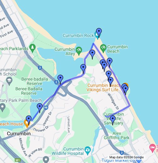 Currumbin Beach Walk - Google My Maps
