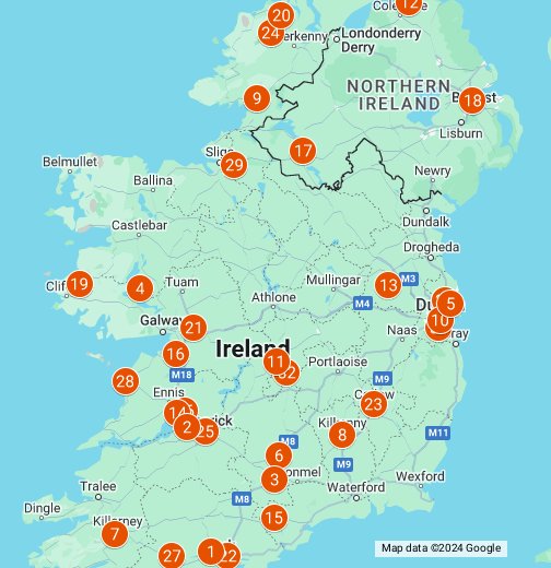 Best Castles in Ireland - Google My Maps