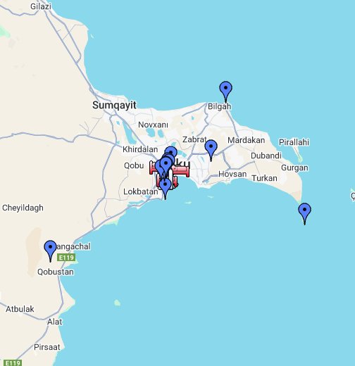 Baku City Guide Google My Maps