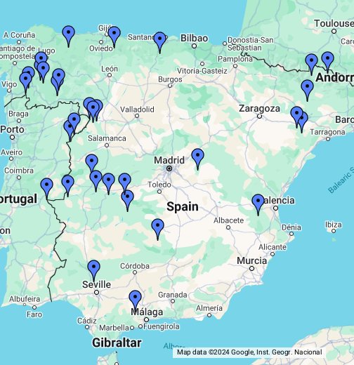 leninismo saludo Sentimental Centrales Hidroeléctricas en España - Google My Maps