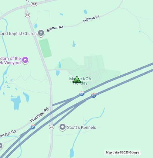 Koa Mystic Campground Map Mystic Koa Campground - Google My Maps