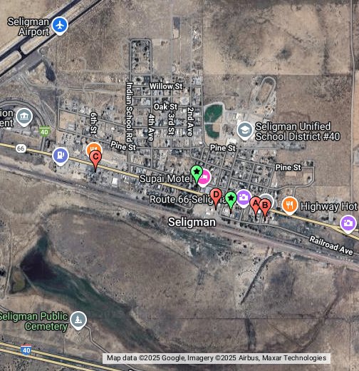 Seligman, AZ Google My Maps