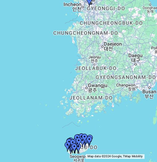 Jeju Island-Korea - Google My Maps