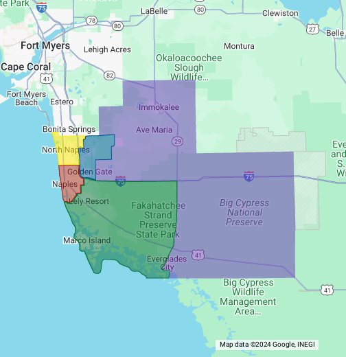 Collier County Voting Districts and Boundaries Google My Maps