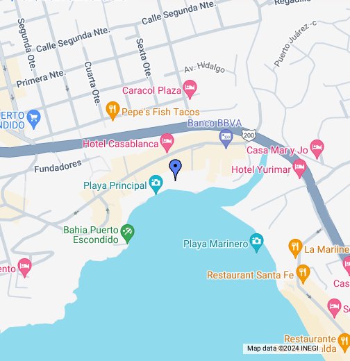 Puerto Escondido Mexico Google My Maps
