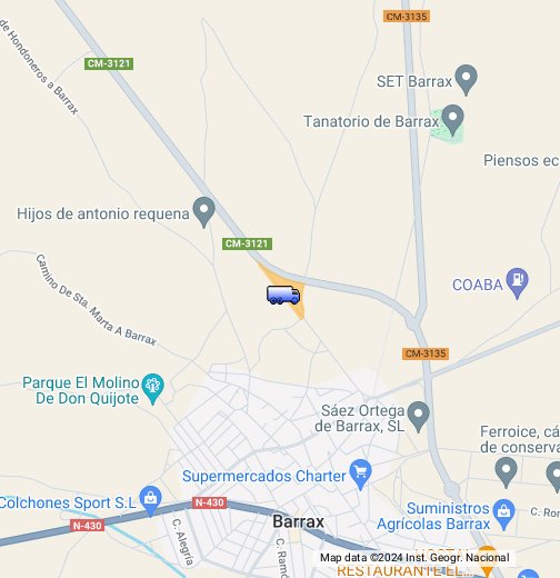 Nuclear Trágico bronce Hermita del Cristo. Barrax - Google My Maps