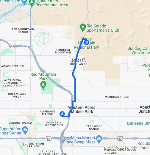 Usery Mountain Regional Park, Mesa, AZ - Google My Maps