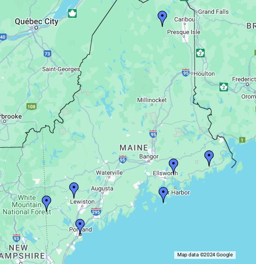 Maine Google My Maps