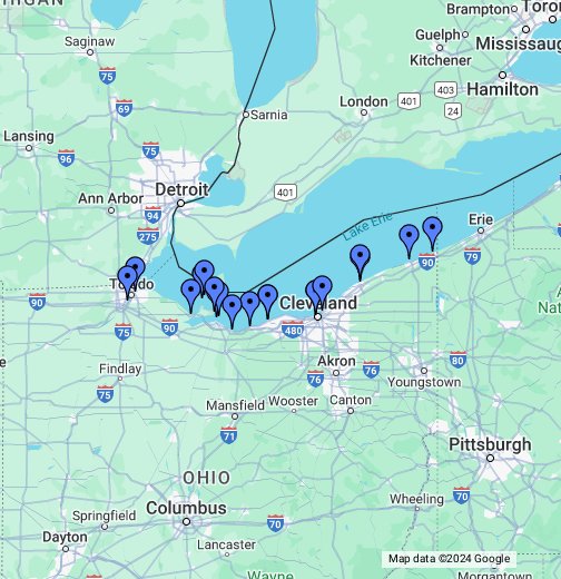 Lighthouses Of Ohio Google My Maps