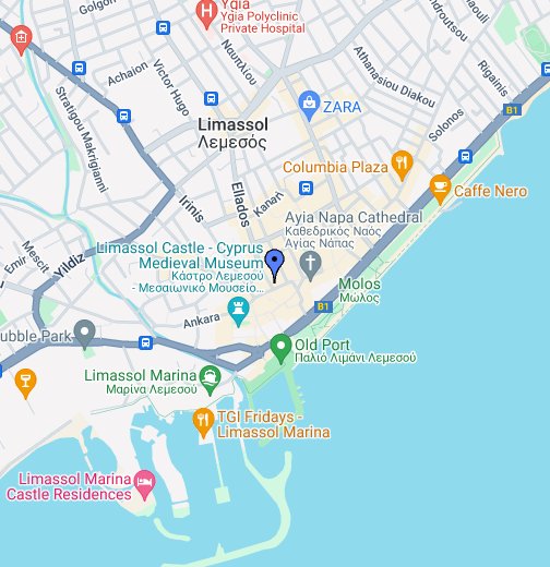 Limassol Google My Maps