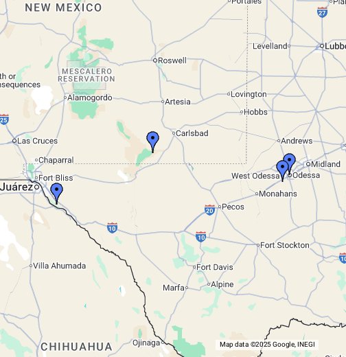 Odessa TX Google My Maps