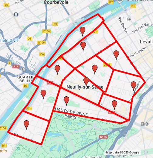 Visites de quartier 2015-2016 - Google My Maps