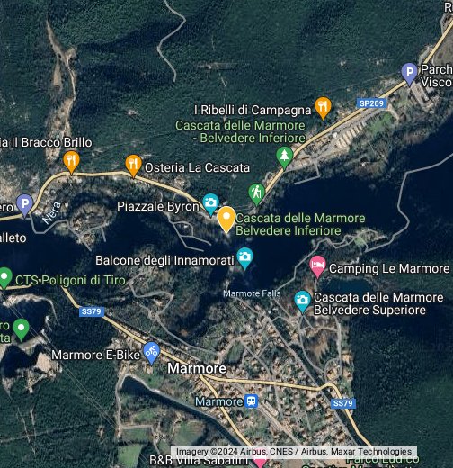 Cascata delle Marmore - Terni - Google My Maps