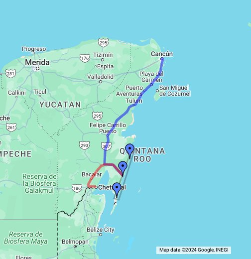 The Costa Maya - Google My Maps