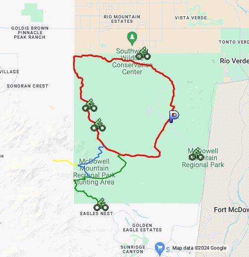 Mcdowell Mountain Regional Park Google My Maps
