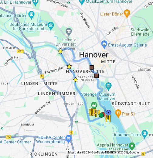 Rundtour "Rote Tour" Hannover mit Allerhorn - Google My Maps