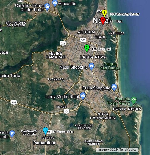 Instituto de Radiologia Natal-RN - Google My Maps