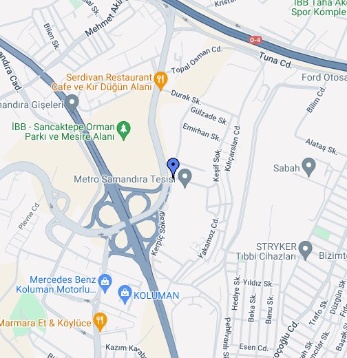 metro turizm samandira tesisleri google haritalarim