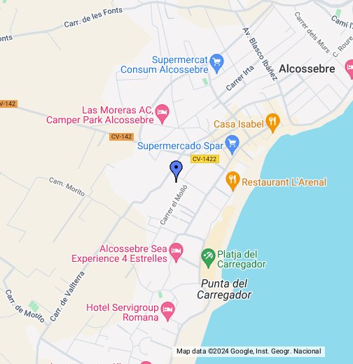 Urbanización Porta de la Mar, Alcossebre - Google My Maps