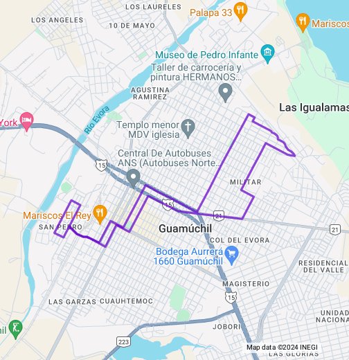 Guamúchil (Ruta Militar) - Google My Maps